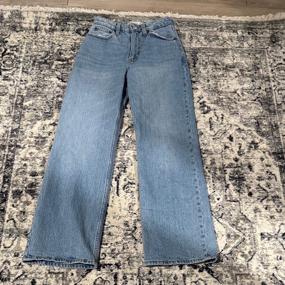 Abercrombie & Fitch 90 relaxed high rise curve love
